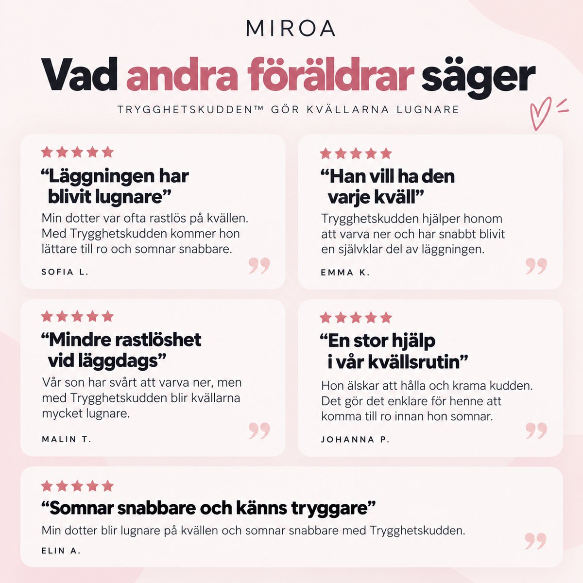 Trygghetskudden™ - För Energifyllda Barn