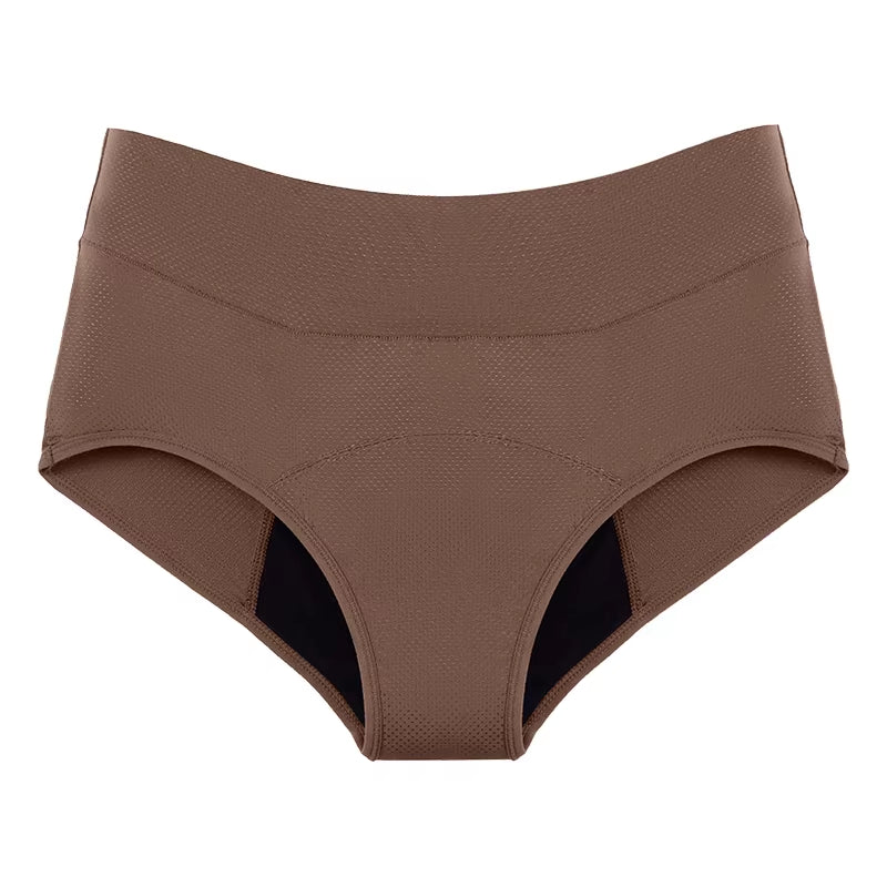 3-Layer Leakproof Menstrual Panties Icysilk Incontinence Breathable Sport Briefs Period Light Flow Quicky Dry Women Underwear